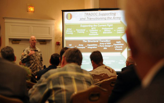 TRADOC commander outlines transition to Army of 2020